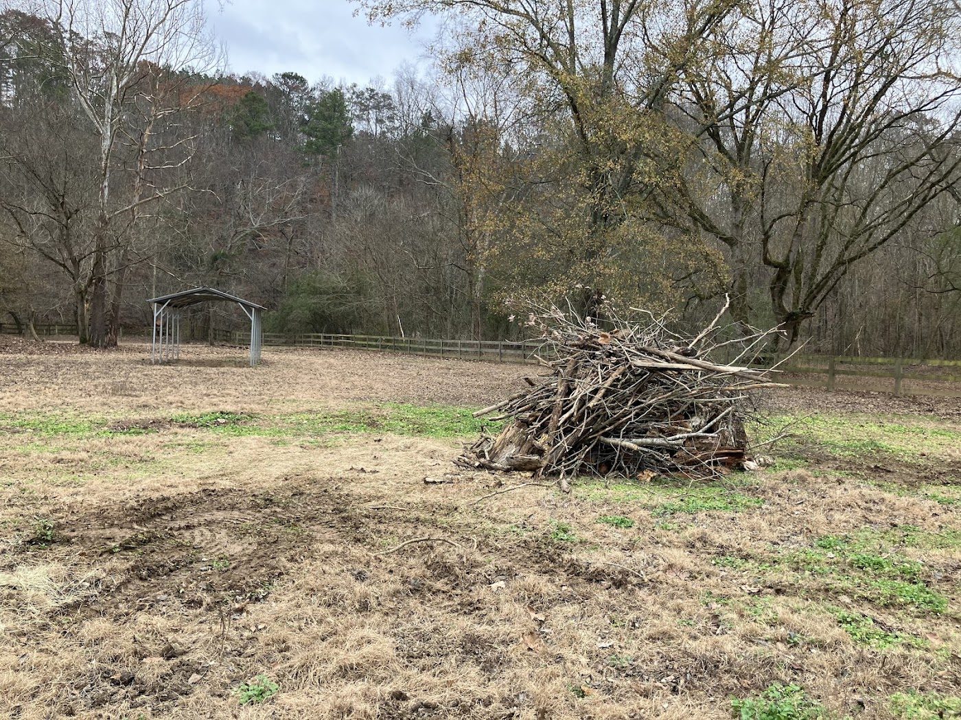 Lot cleared by Dane crews